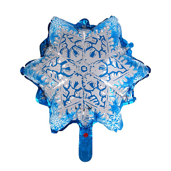 Шар воздушный фольгированный тм  Fntastic "Снежинка", 50x58 см
