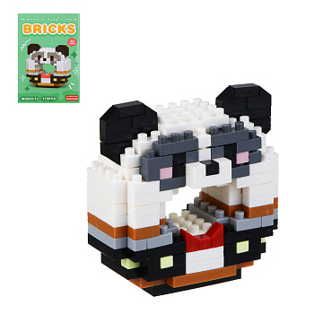 Конструктор мини 3D "ЗвероПончик", ABS, 7,8х4,1х11,3см, 12 видов