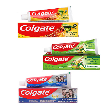 Зубная паста COLGATE, 100мл,3вида