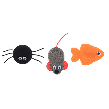 Игрушка Bliss с кошачьей мятой в ассортименте ("Рыбка", "Паучок", "Мышка")