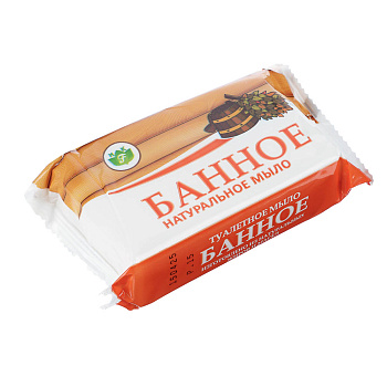 Мыло туалетное Банное, 180г