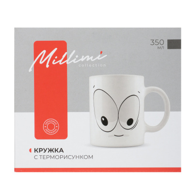 MILLIMI Глаза Кружка 350мл с терморисунком, керамика
