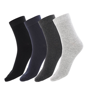 Носки мужские тм TURKAN, 90% хлопок, 5% полиамид, 5% лайкра, р.41-47, цвета в ас-те, #YD9128