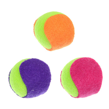 VETTA Набор игрушек для кошки, плюш, полипропилен, 4 см, 3 шт