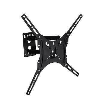 Кронштейн для ТВ LEBEN наклонно-поворотный, 14"-55", до 45кг, 50x50 до 400x400мм, металл