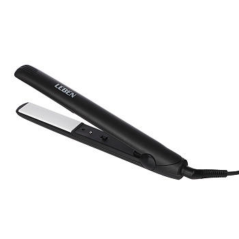 LEBEN Утюжок-выпрямитель для волос, 30Вт, нагрев 200гр.С