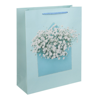 Пакет тм Fntastic подарочный, L 26x32x10см, глиттер, бумага, 4 дизайна