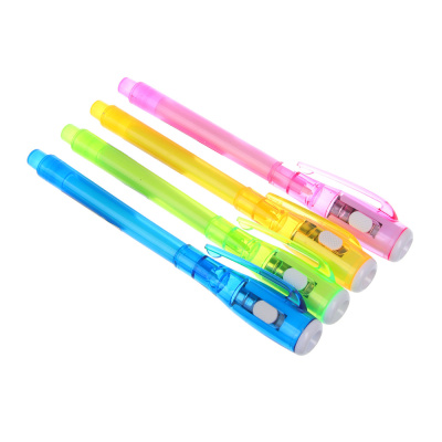 Ручка-шпион с невидимыми чернилами, 4 цвета, шоу-бокс