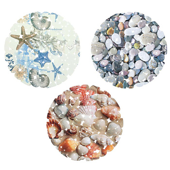 Коврик в раковину противоскользящий тм VETTA Яркий, d28см, ПВХ