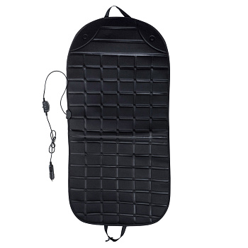 ЕРМАК Накидка с подогревом, 12В, регулятор, 95x50 см, провод 130 см, черный