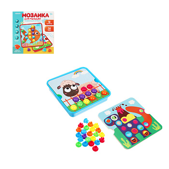 Развивающая игрушка "Мозаика для малышей", ИГРОЛЕНД, PP, картон