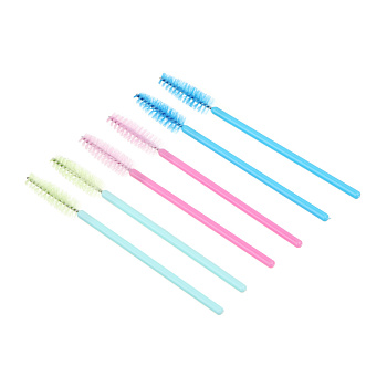 Набор щеточек для ресниц 6 шт тм ЮНИLOOK, 9,6см, 3 цвета