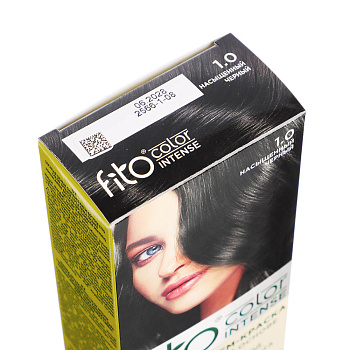 Краска для волос Fito color intense Насыщенный черный, 115мл