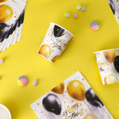 Набор салфеток бумажных тм Fntastic, 12 шт Happy birthday! 33x33 см