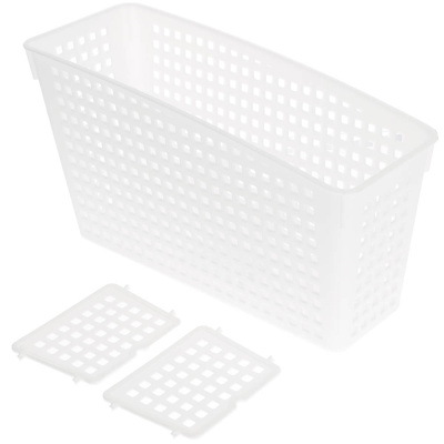 Органайзер Лофт с перегородками 245х95х140 мм белый, серый