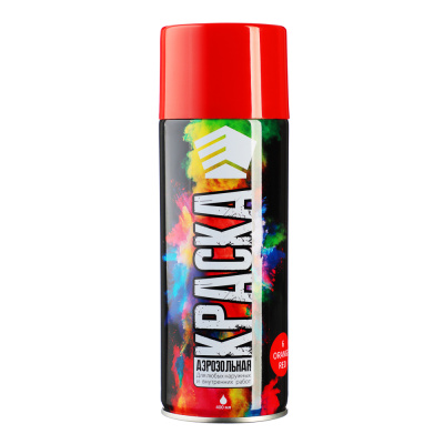 ЕРМАК Краска аэрозоль 400мл, красная 04(9001/6)