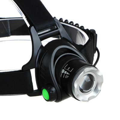 Фонарь налобный тм ЕРМАК, 1 T6 LED, с фокусировкой, 2*1200мАч, 4 режима, пластик, 70х75х50 мм