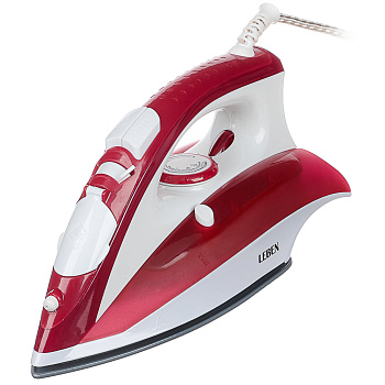 LEBEN Утюг с отпаривателем 2200 Вт, подошва - керамическое покрытие, ES-5198